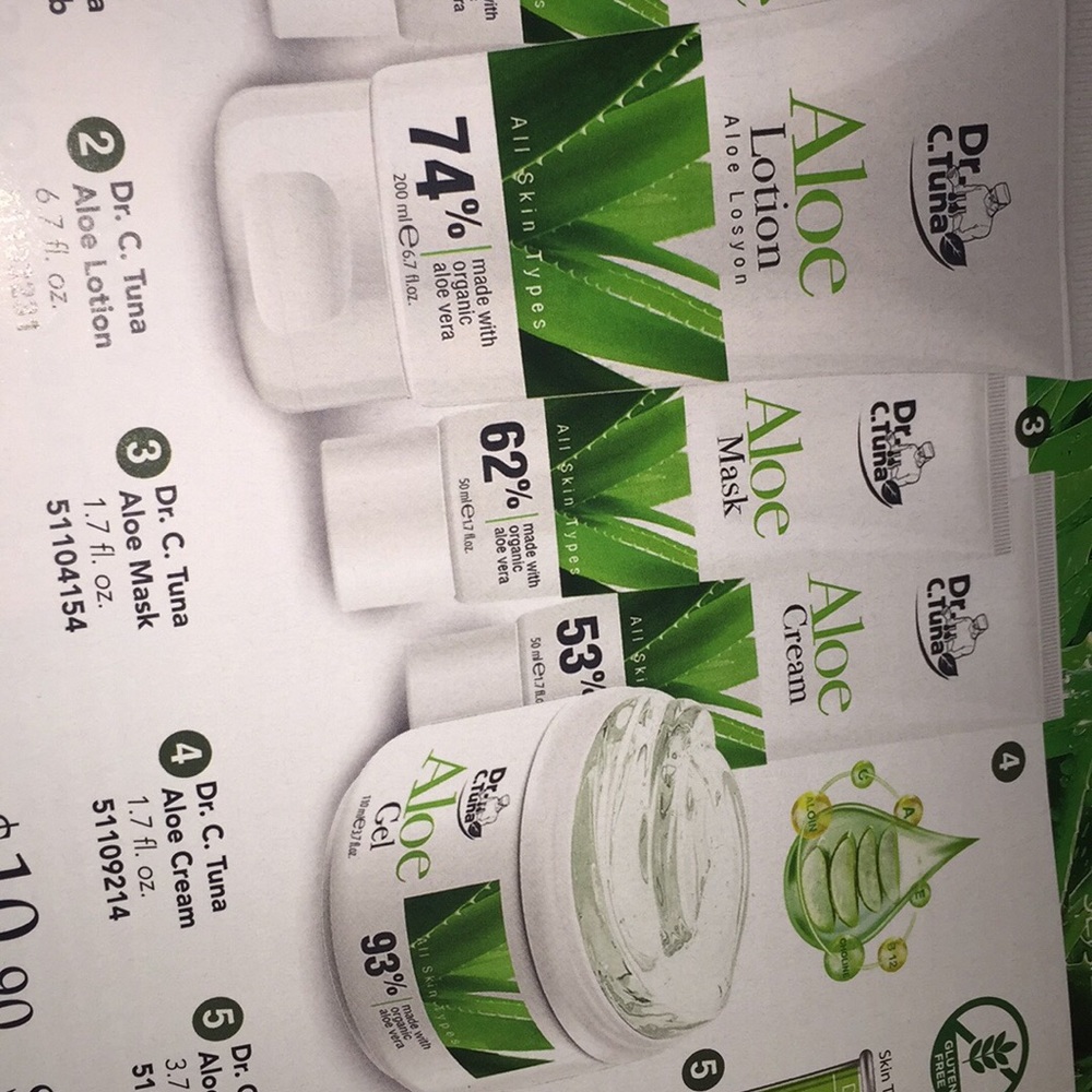 Farmasi Dr c Tuna skincare line the whole collect
